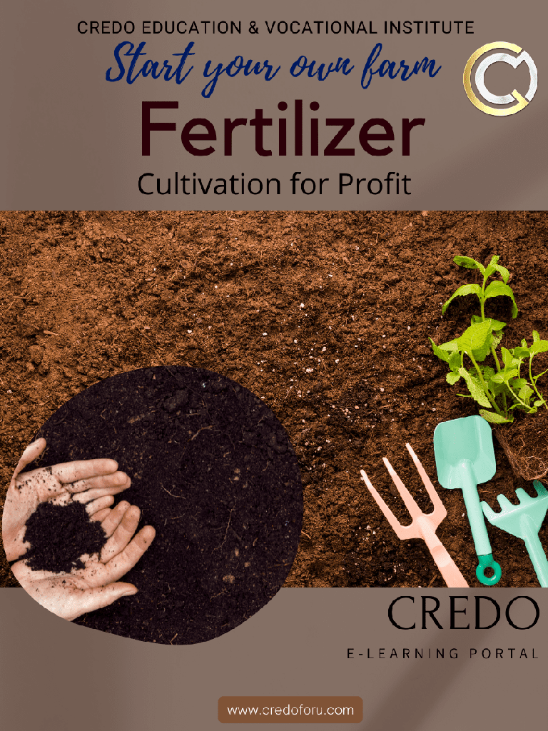 [organic-fertilizer-cultivation] ORGANIC FERTILIZER CULTIVATION