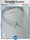 Grey printed combined full sleeve shirt 789