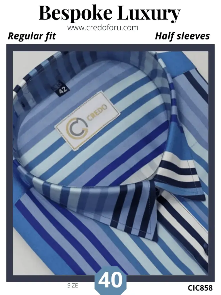 [light-and-dark-blue-stripe-shirt(858)] Light and dark blue stripe shirt(858)