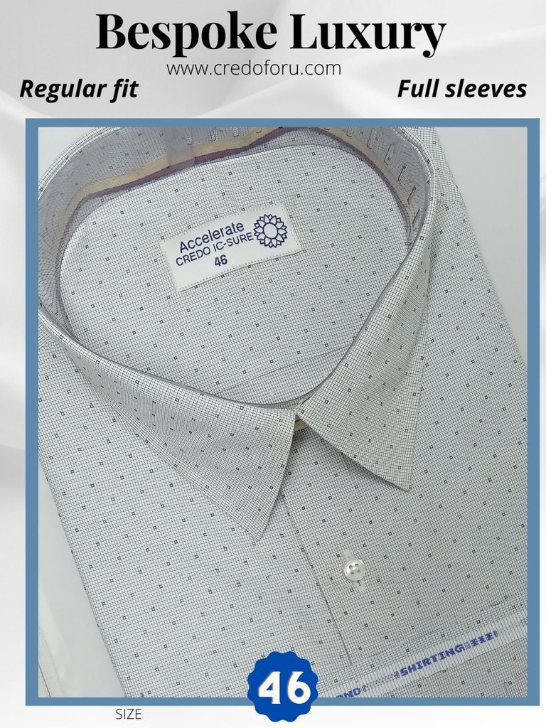 Pink and white printed combined full sleeve shirt 788