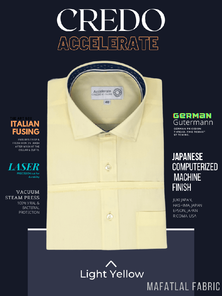 Mafatlal Fabric Light Blue Full Sleeves Formal Shirt(29)