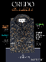 Italian Fabric Black Floral Printed Formal Shirt(58)