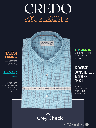 Siyaram Fabric Sky Blue Check Formal Shirt(64)
