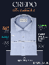 Arvind Iced Blue Formal Shirt