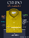 Arvind Fabric Mehendi Green Formal Shirt