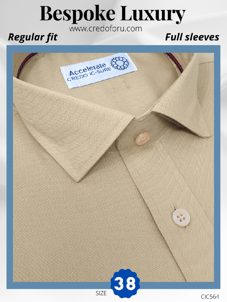 Mauve Texture Full SleevesFormal Shirt