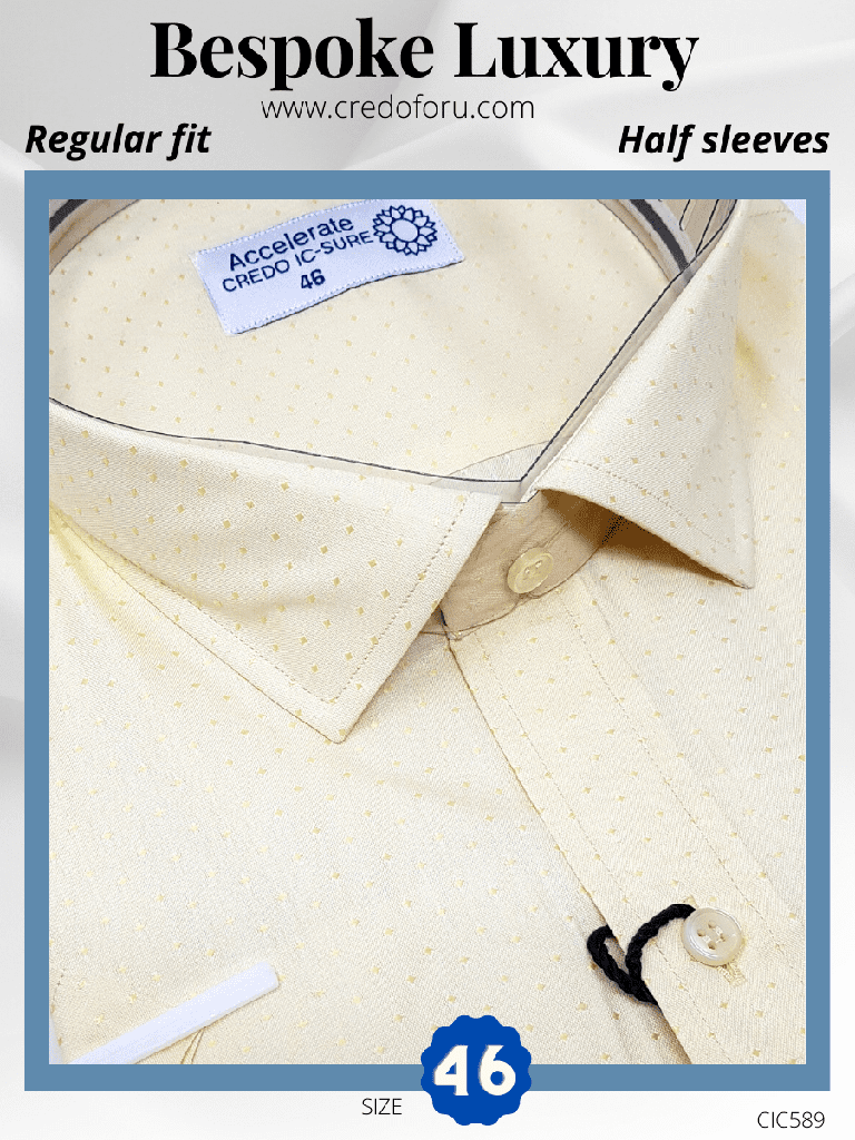 Mauve Texture Half Sleeves Formal Shirt