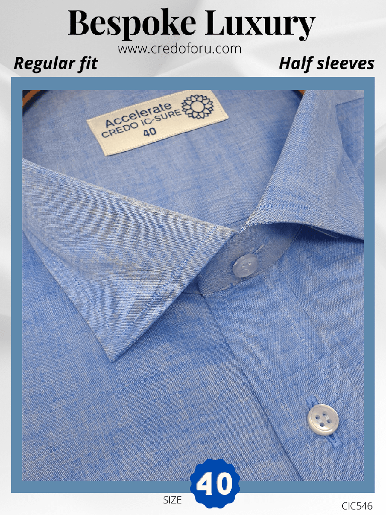 [sky-blue-formal-shirt-40] Sky Blue Formal Shirt(175)