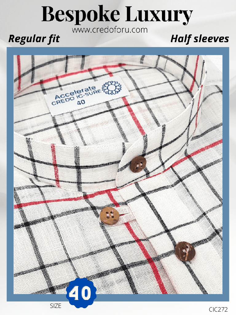 Black Check,White Kurta