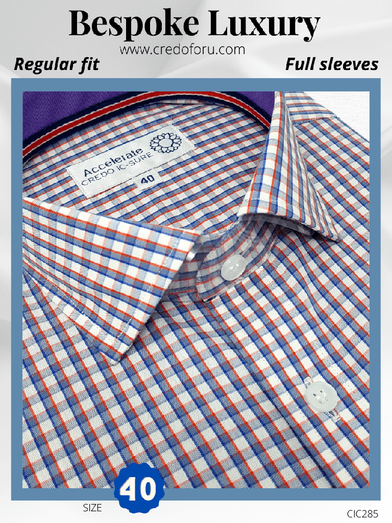 [arvind-fabric-red-blue-white-check-40] Arvind Fabric Red, Blue, White Check